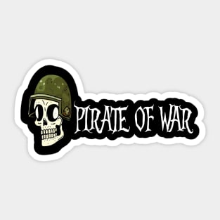 Pirate of War Sticker